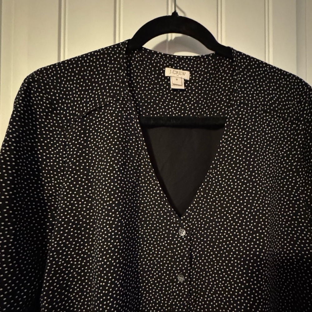 JCrew Polkadot Sheath Dress - M - Picture 8 of 8